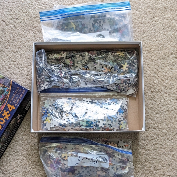 Thomas Kinkade Disney Puzzle Collection 4 500 Piece Jigsaw Puzzles - Picture 5 of 6